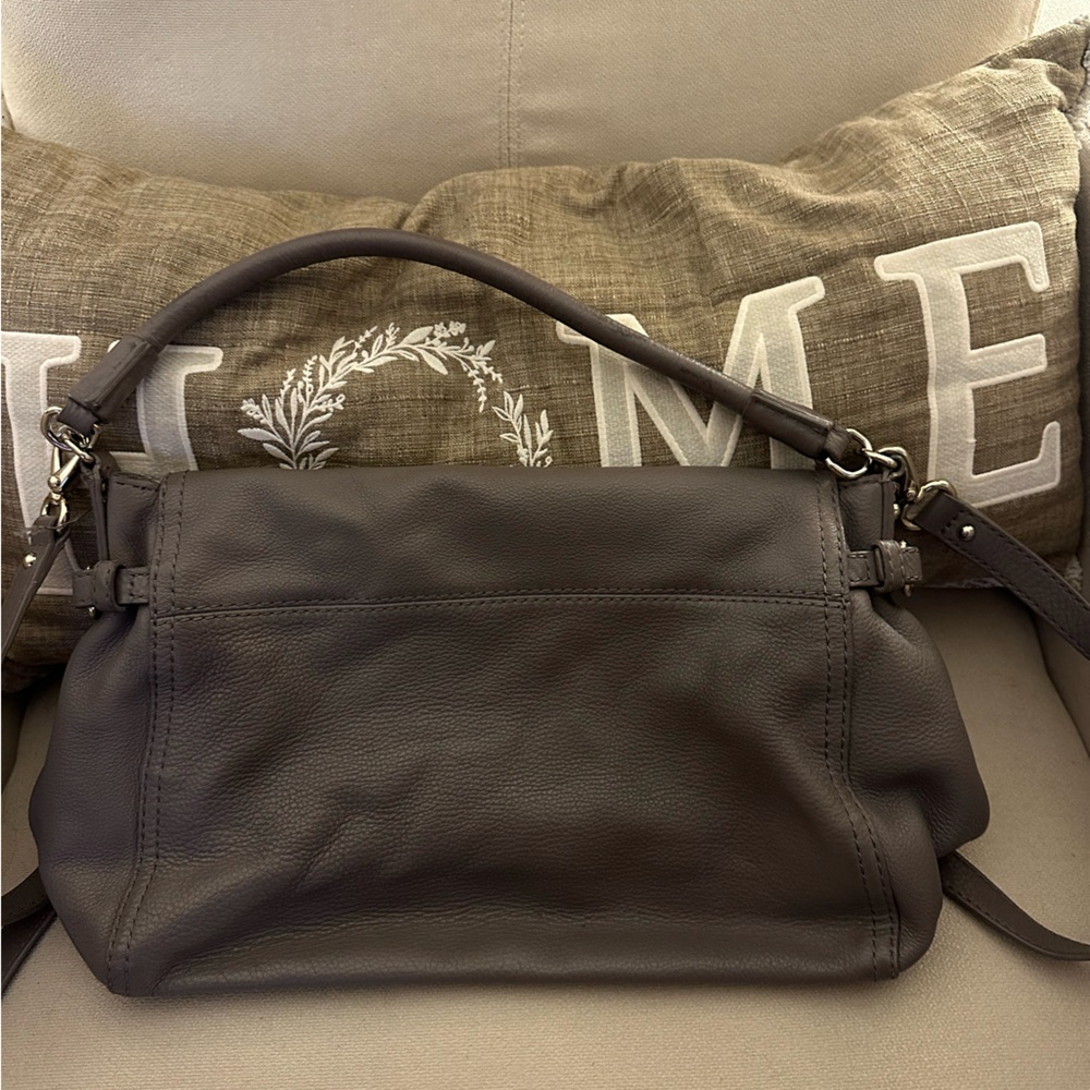 Kate Spade Charcoal Leather Shoulder Bag - Picture 7 of 7